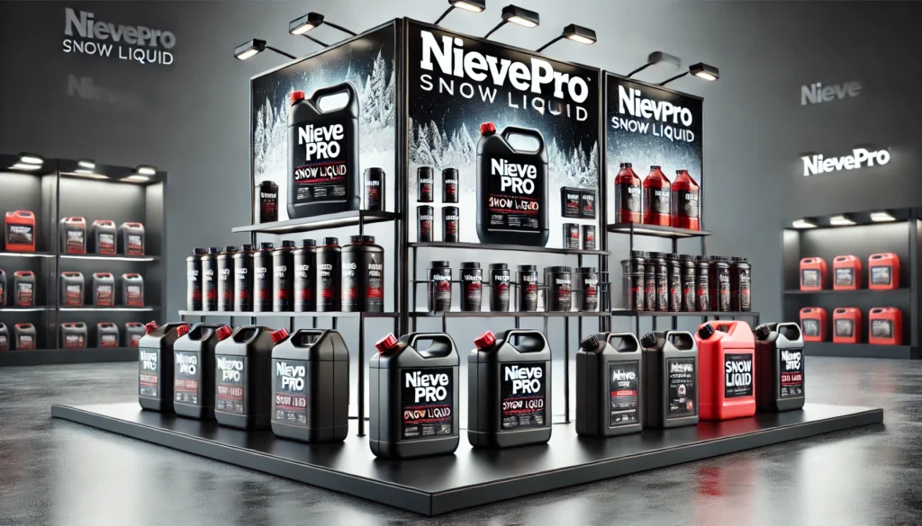 selección de liquido de nieve artificial de nievepro